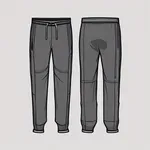 dark grey capoeira pants image